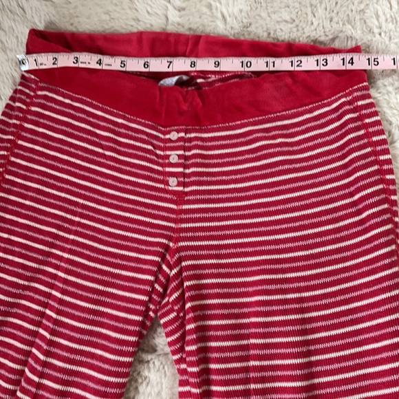Victoria’s Secret | Red & Pink Striped Thermal Pajama Pants | M - Picture 11 of 12